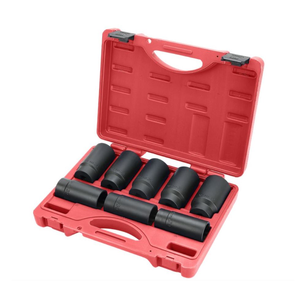 Astro Pneumatic 78866 8-Piece 1/2" Drive 6-Point Metric Axle Nut Socket Set - View #3