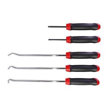5PC PICK AND HOOK AND MINI PRY BAR SET 