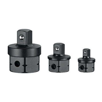 超短氣動外六角轉接頭3件組