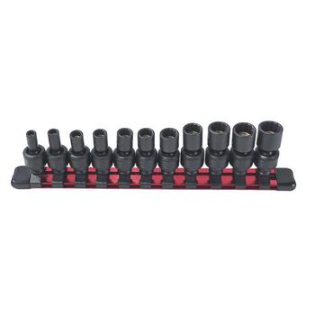 1/4" 12角磁性萬向氣動套筒